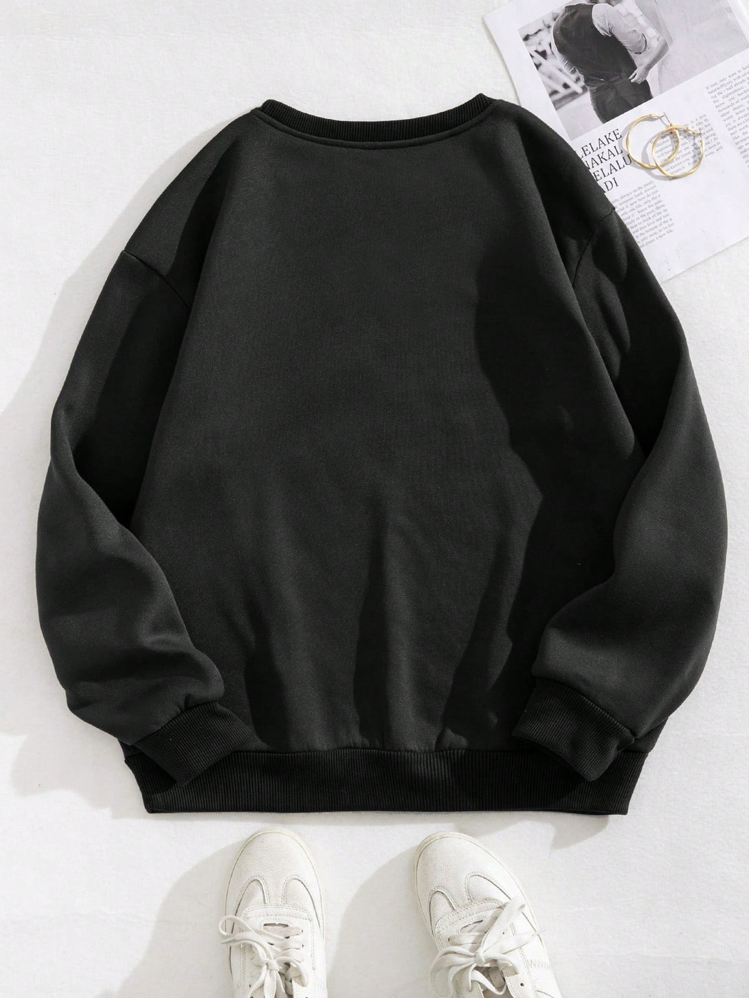 Ropa de Mujer, Ropa de Mujer, Sudaderas de Mujer, Colección de trajes de mujer, Negro