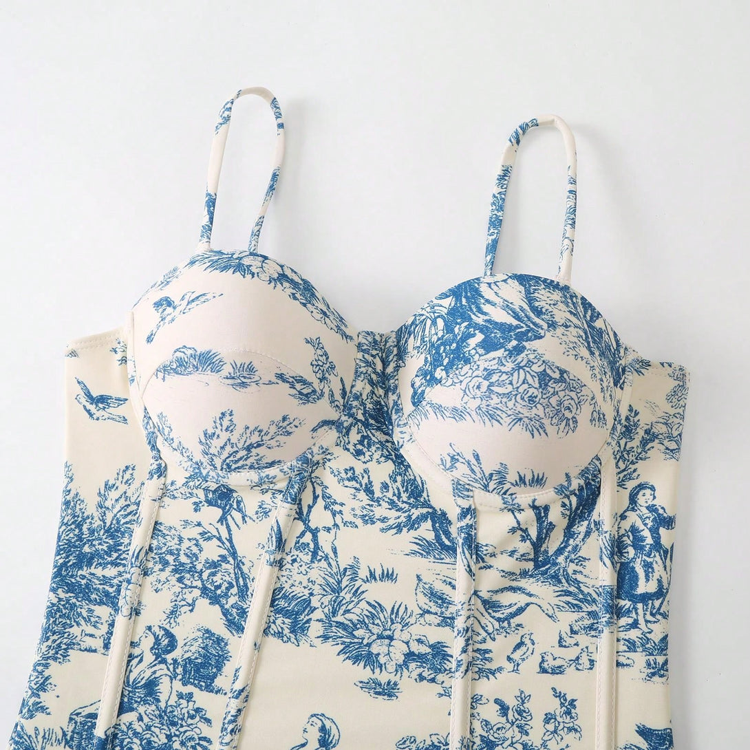 Ropa de Mujer, Ropa de Playa para Mujer, Bañadores de una pieza para Mujer, Colección de trajes de mujer, 26385975, Azul