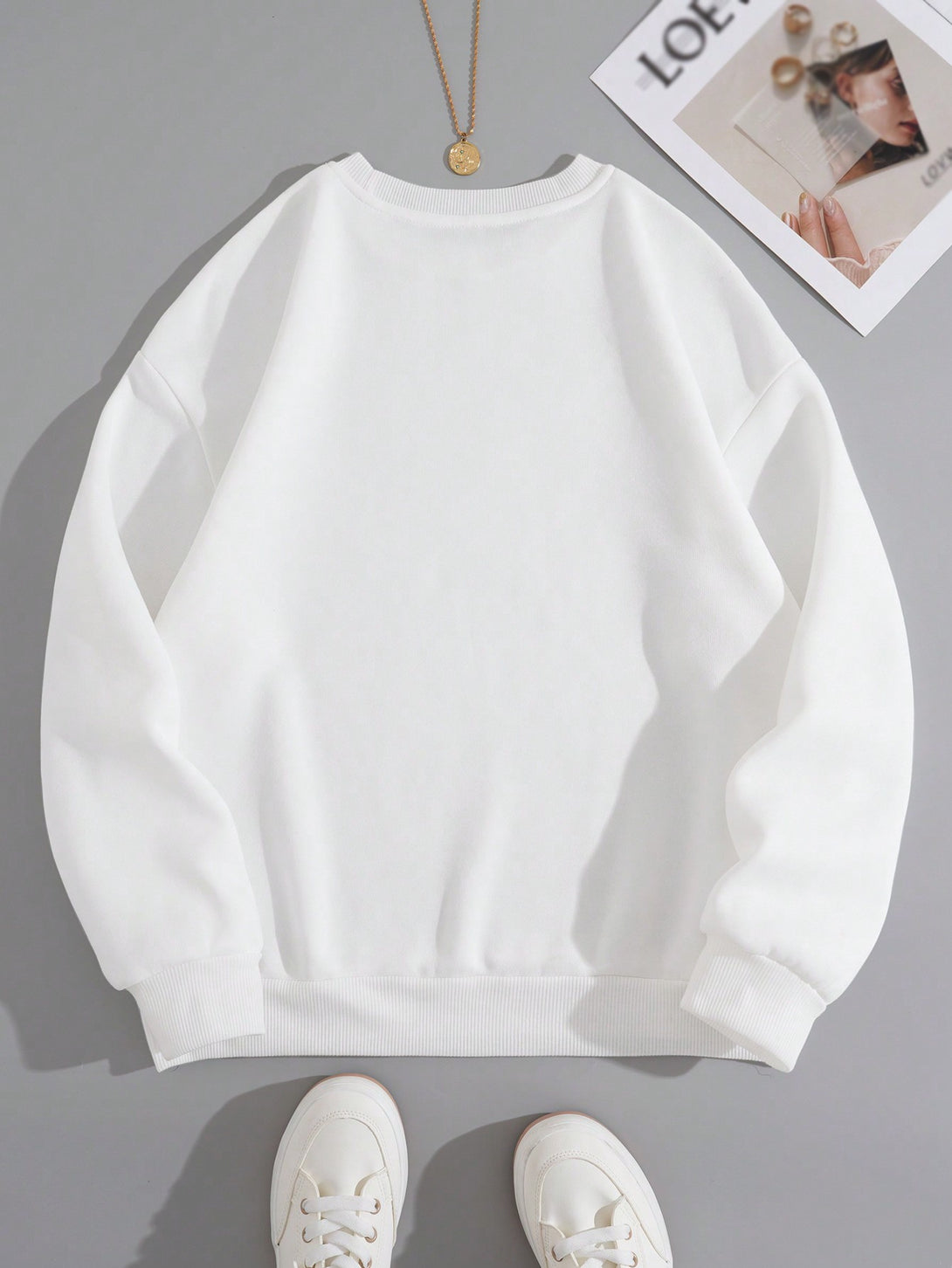 Ropa de Mujer, Ropa de Mujer, Sudaderas de Mujer, Blanco