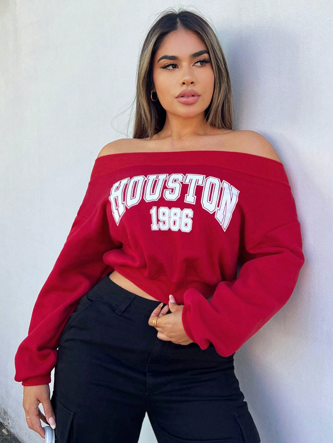 Ropa de Mujer, Ropa de Mujer, Sudaderas de Mujer, OUTFITS LOOKBOOK, Rojo