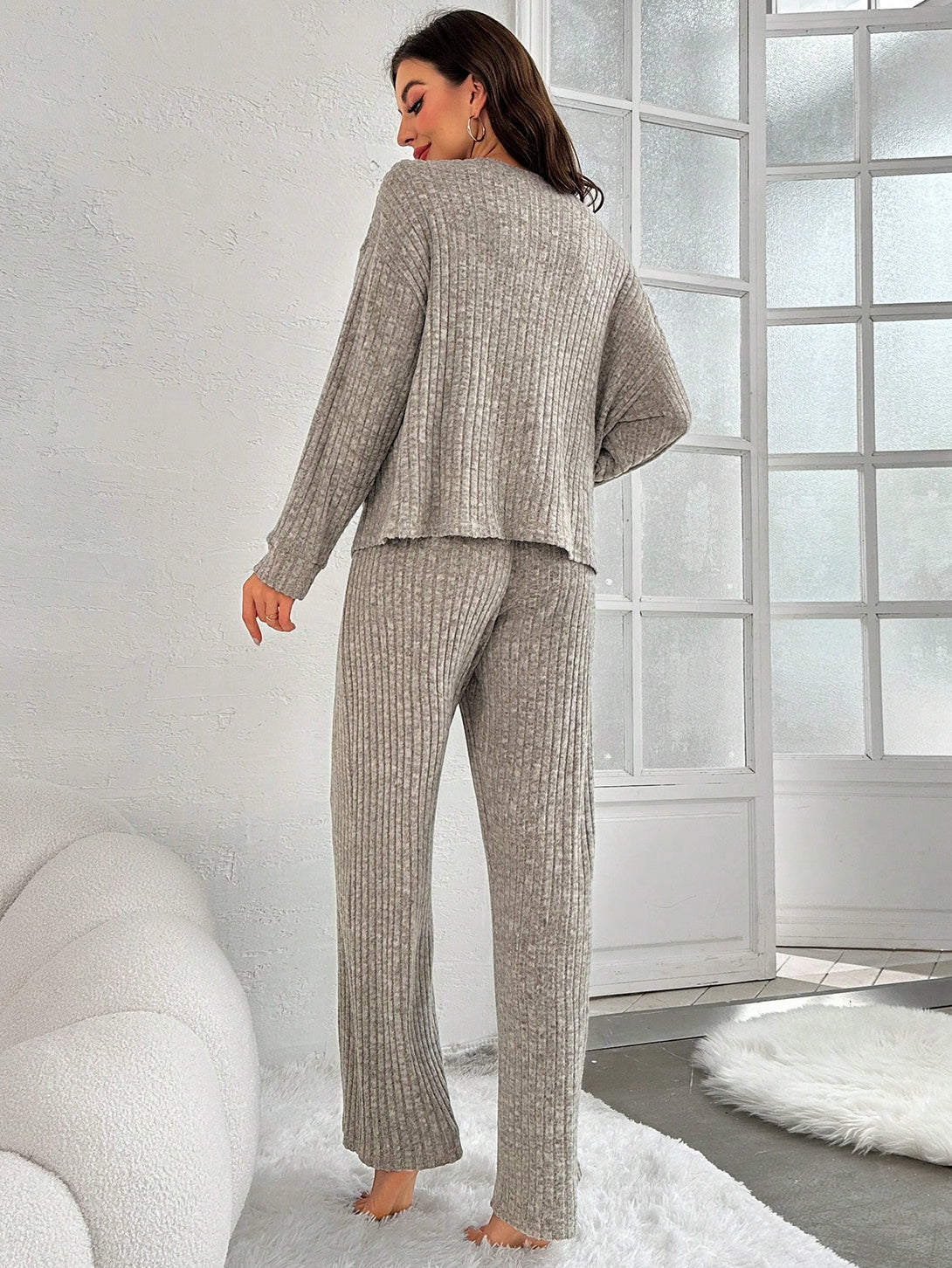 Ropa Interior y Ropa de Dormir, Pijama & Ropa de Descanso de Mujer, Ropa de Dormir para Mujeres, Conjuntos de Descanso para Mujeres, Caqui