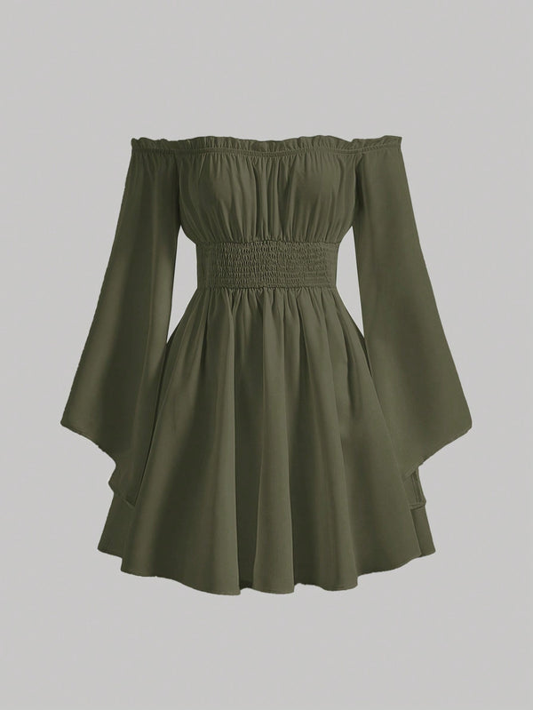 Ropa de Mujer, Ropa de Mujer, Vestidos de mujer, Vestidos cortos de mujer, Colección de trajes de mujer, Verde militar