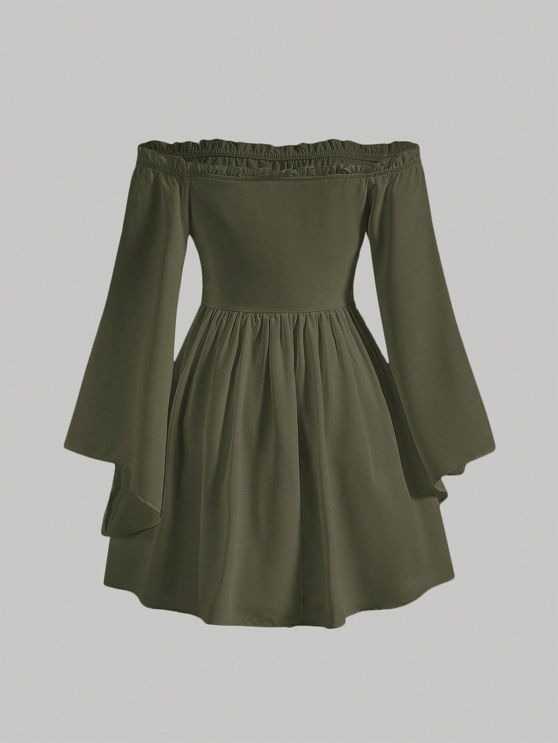 Ropa de Mujer, Ropa de Mujer, Vestidos de mujer, Vestidos cortos de mujer, Colección de trajes de mujer, Verde militar