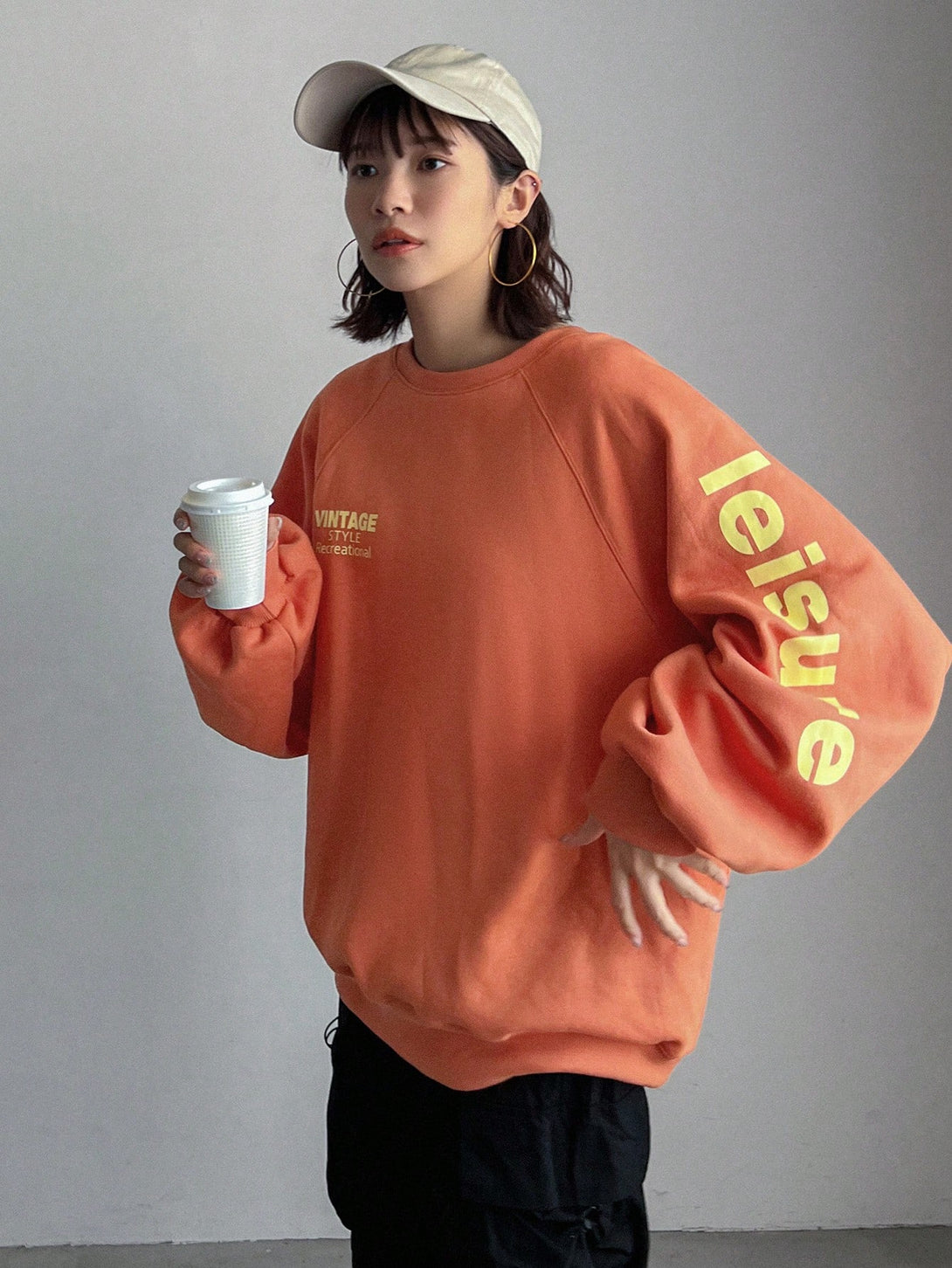 Ropa de Mujer, Ropa de Mujer, Sudaderas de Mujer, OUTFITS LOOKBOOK, Naranja