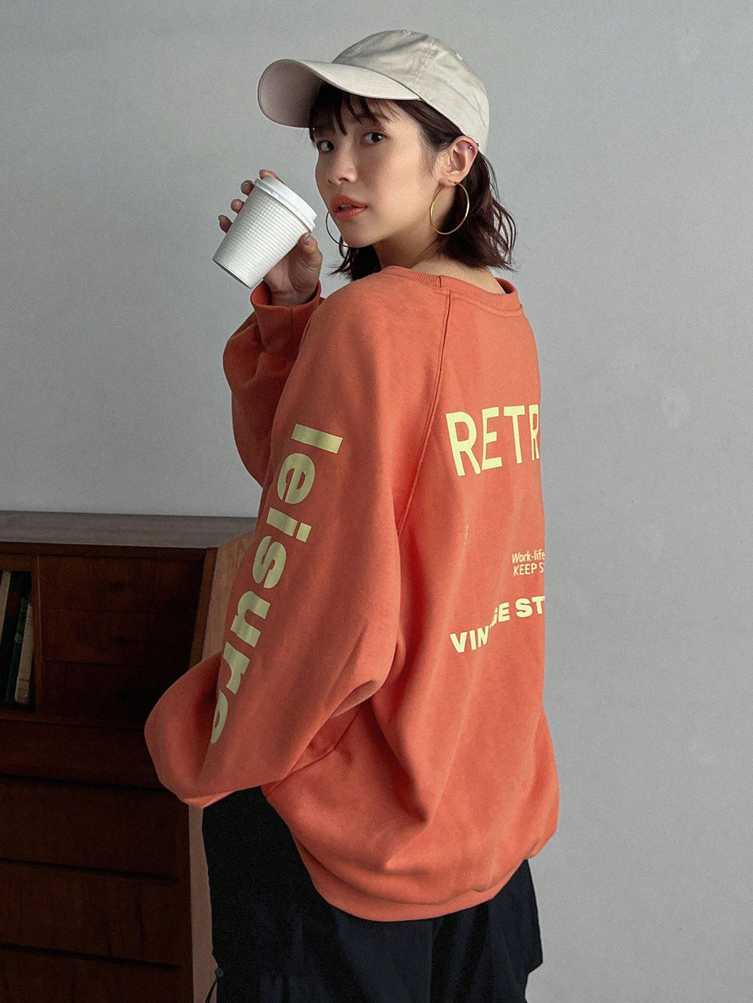 Ropa de Mujer, Ropa de Mujer, Sudaderas de Mujer, OUTFITS LOOKBOOK, Naranja