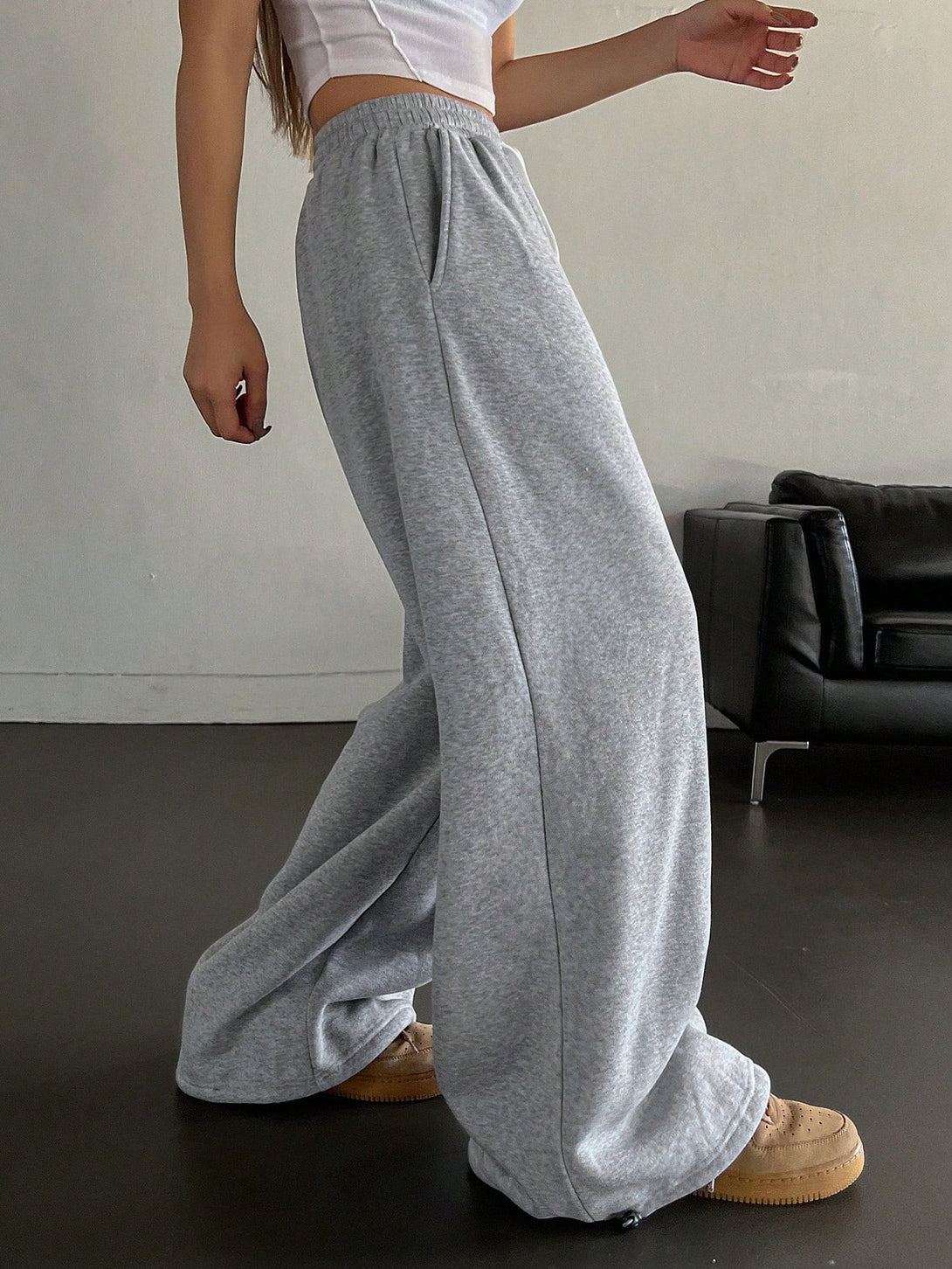 Ropa de Mujer, Ropa de Mujer, Bottoms de Mujer, Pantalones de Deporte para Mujer, OUTFITS LOOKBOOK, Gris