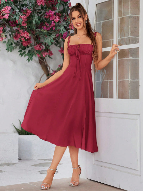 Ropa de Mujer, Ropa de Mujer, Vestidos de mujer, Vestidos largos de mujer, Rojo