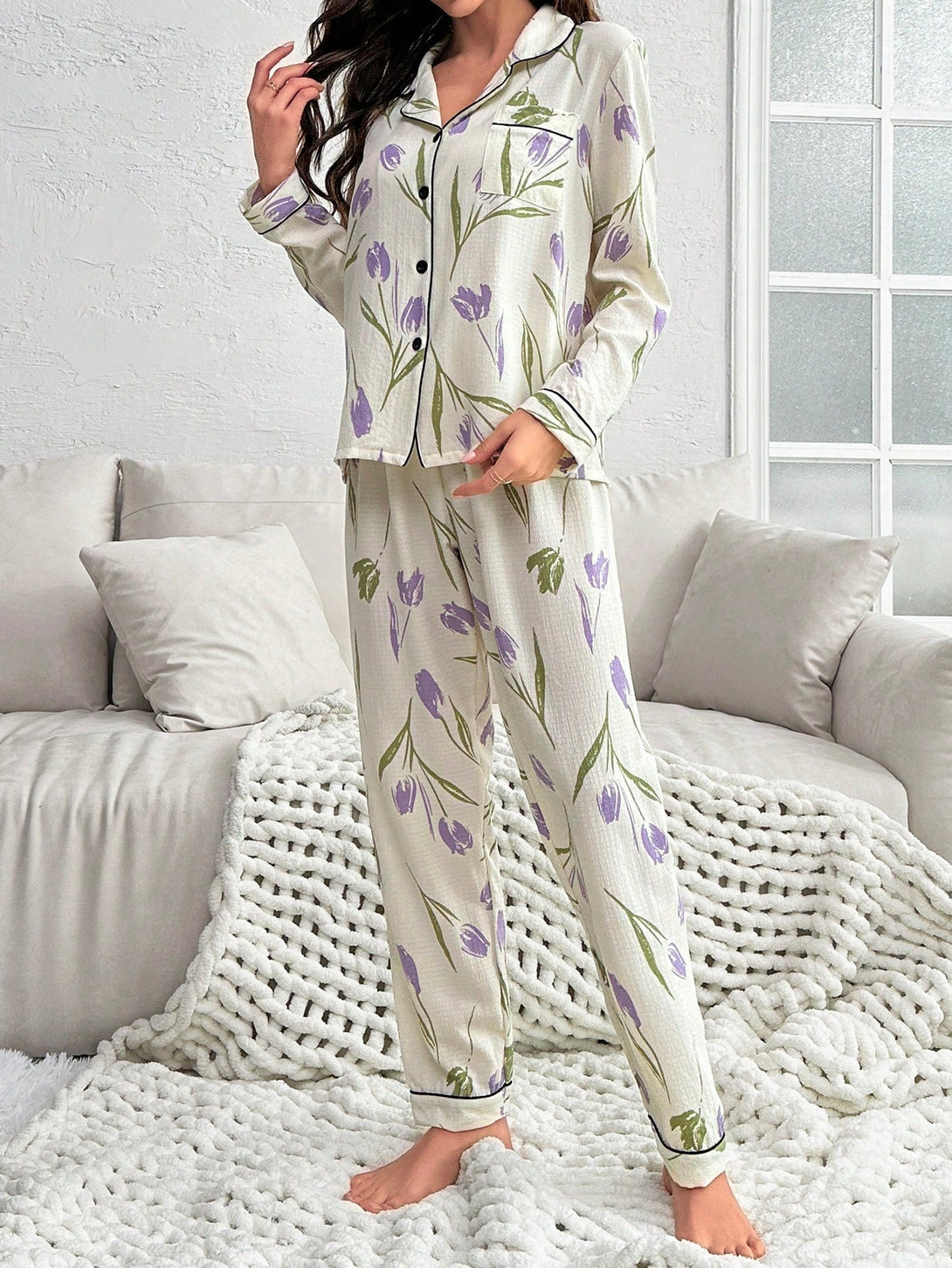 Ropa Interior y Ropa de Dormir, Pijama & Ropa de Descanso de Mujer, Ropa de Dormir para Mujeres, Sets de Pijamas de Mujer, 26191504, Albaricoque