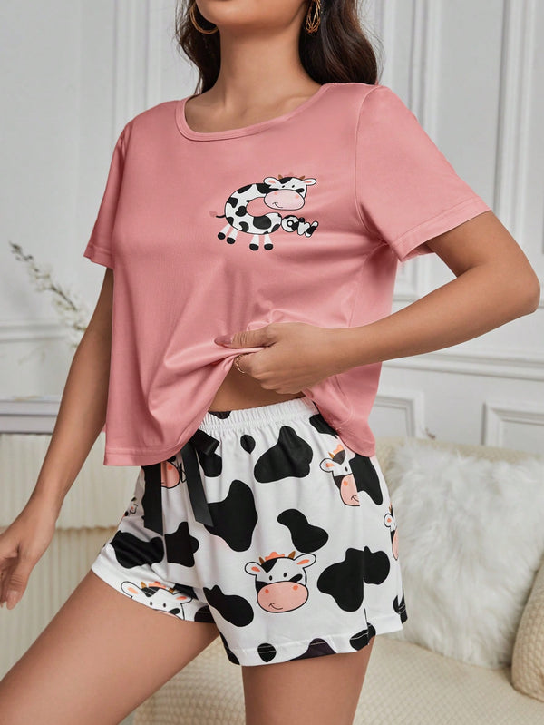 Ropa Interior y Ropa de Dormir, Pijama & Ropa de Descanso de Mujer, Ropa de Dormir para Mujeres, Sets de Pijamas de Mujer, Conjuntos a Juego, 26496512, Rosa