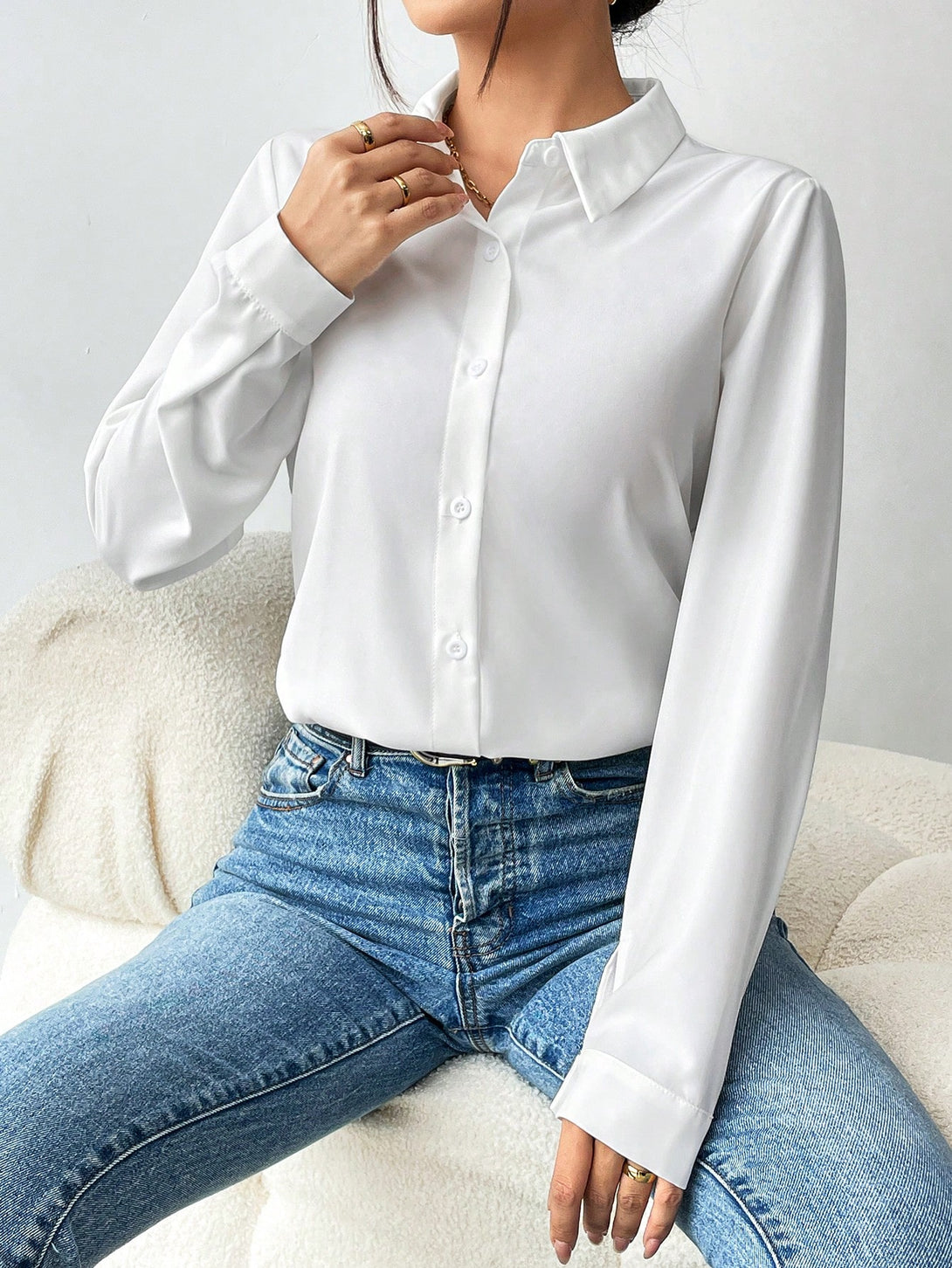 Ropa de Mujer, Tops & Blusas & Camisetas de Mujer, Blusas de Mujer, OUTFITS LOOKBOOK, 26677431, Blanco