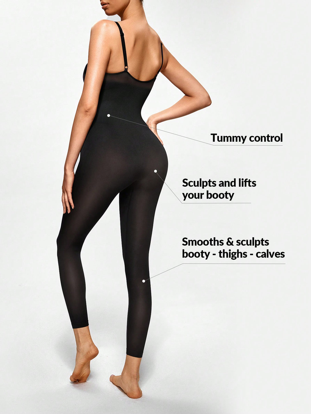 Ropa Interior y Ropa de Dormir, Shapewear para Mujer, Bodys Shapewear para Mujer, Negro