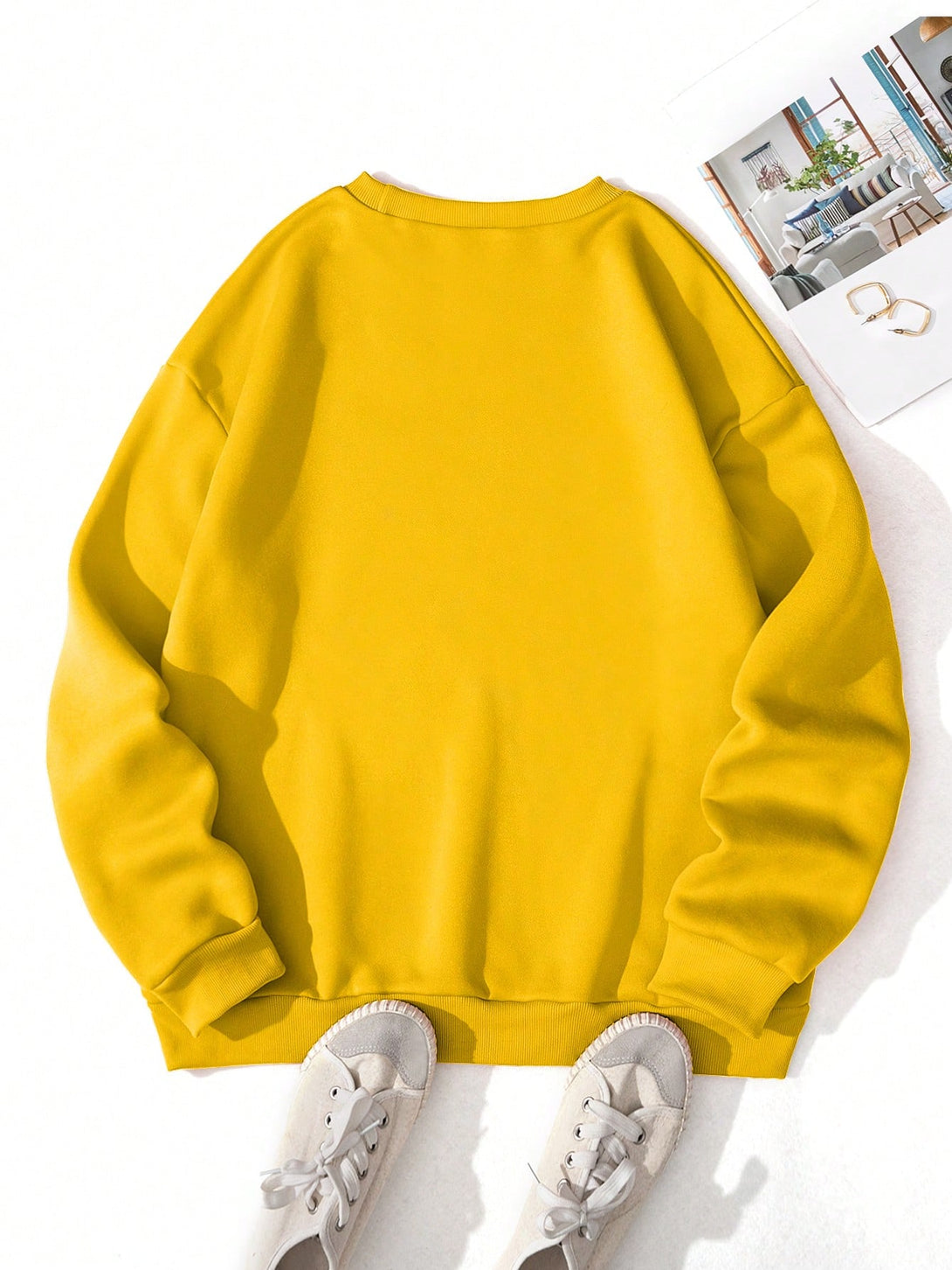 Ropa de Mujer, Ropa de Mujer, Sudaderas de Mujer, Colección de trajes de mujer, Amarillo