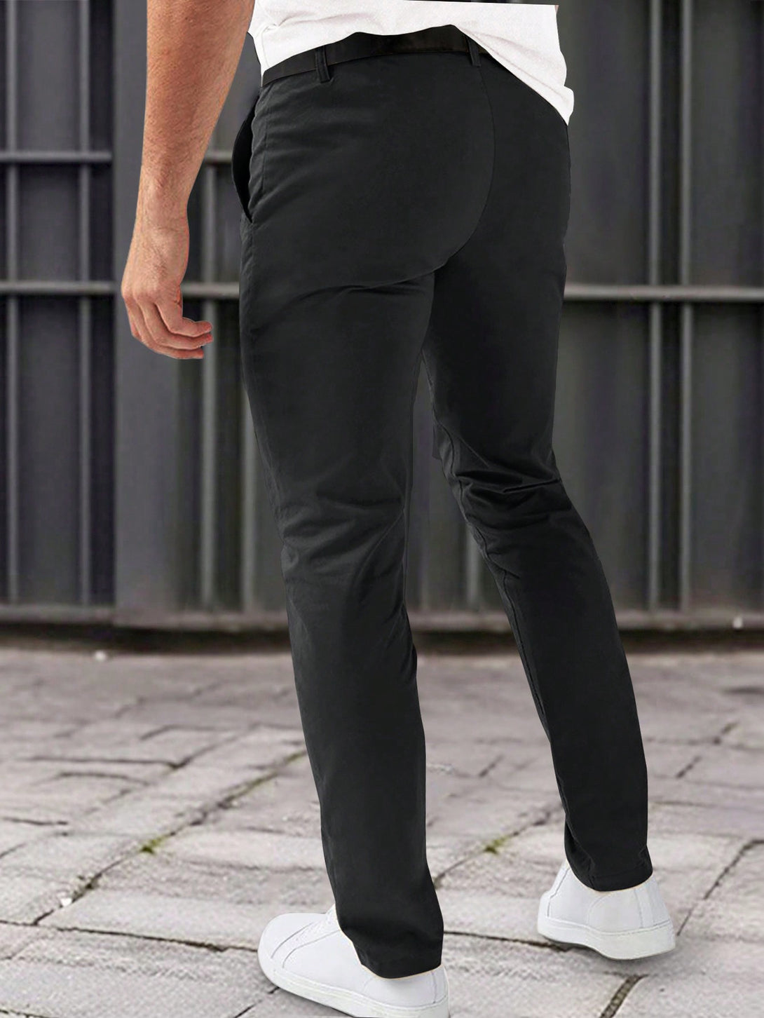 Hombres, Ropa de hombre, Trajes & Piezas separadas para Hombres, pantalones de traje de hombre, 26804173, Negro