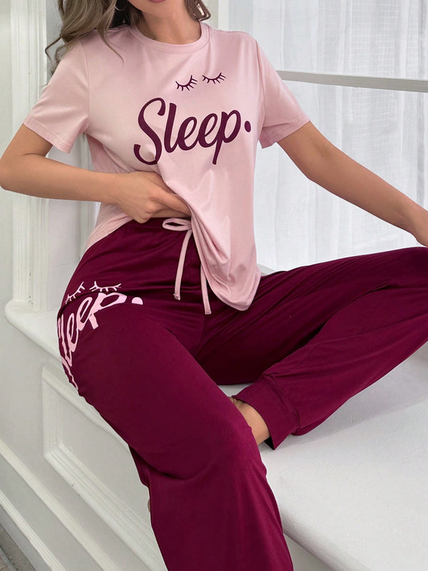 Ropa Interior y Ropa de Dormir, Pijama & Ropa de Descanso de Mujer, Ropa de Dormir para Mujeres, Sets de Pijamas de Mujer, Conjuntos a Juego, 26866351, Rosa