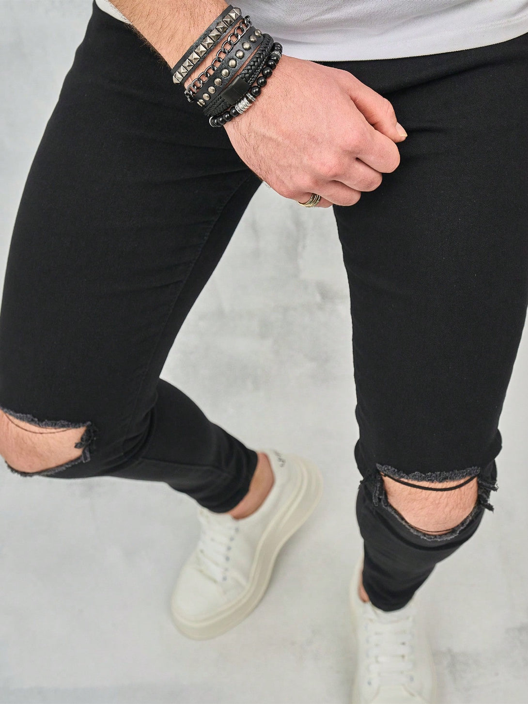 Hombres, Ropa de hombre, Mezclilla para hombre, Jeans para hombre, OUTFITS LOOKBOOK, 26914718, Negro