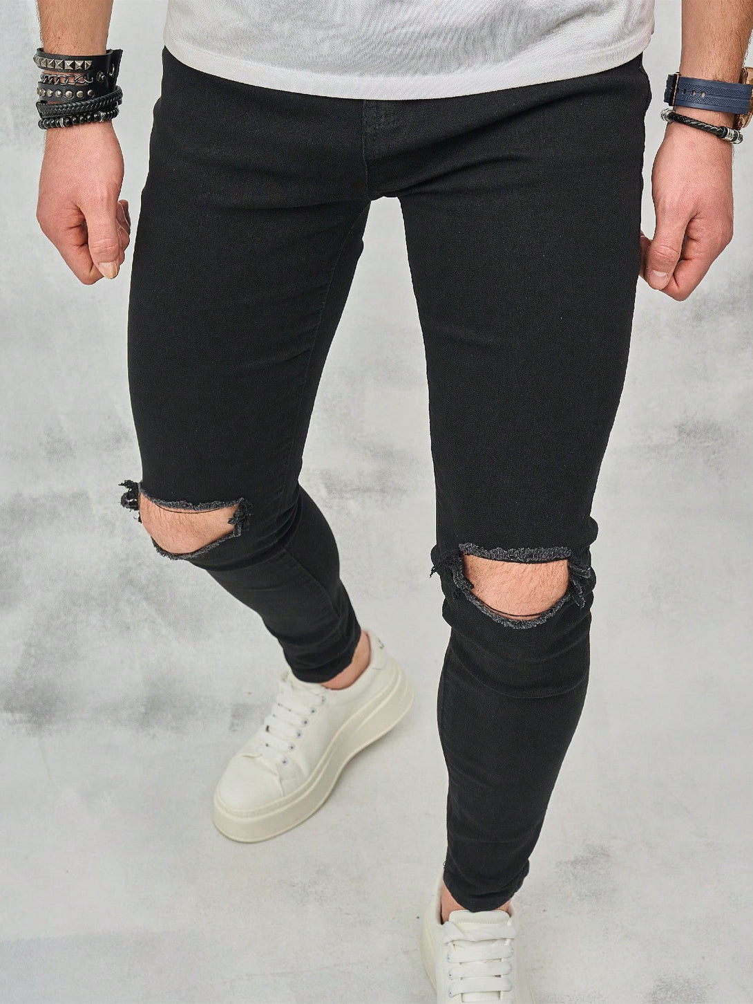 Hombres, Ropa de hombre, Mezclilla para hombre, Jeans para hombre, OUTFITS LOOKBOOK, 26914718, Negro