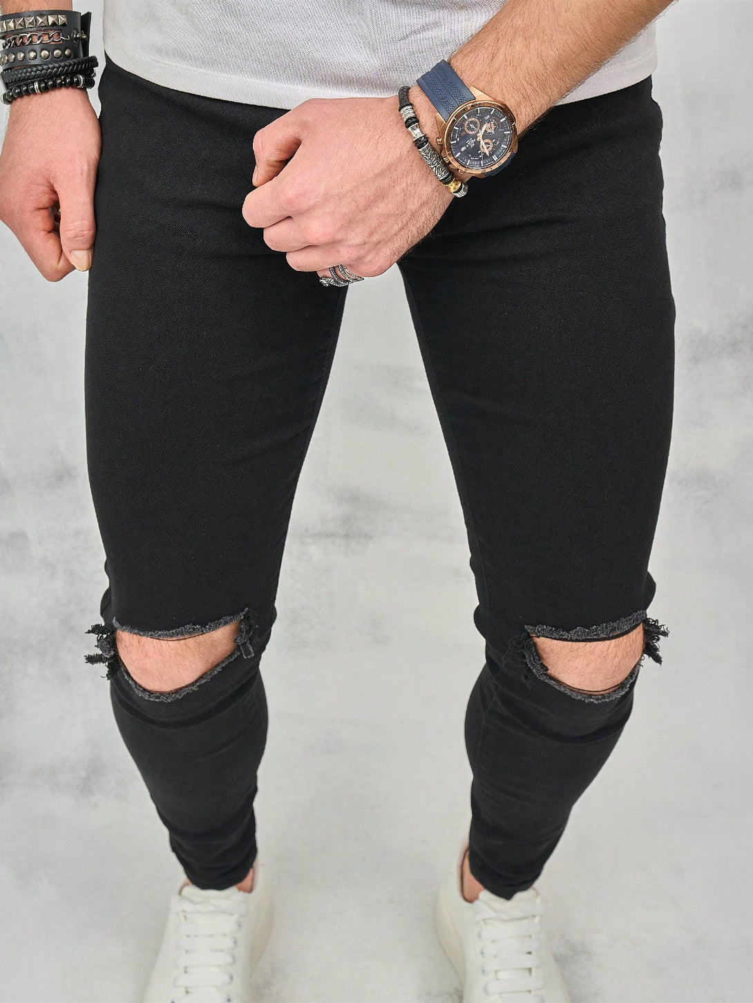 Hombres, Ropa de hombre, Mezclilla para hombre, Jeans para hombre, OUTFITS LOOKBOOK, 26914718, Negro