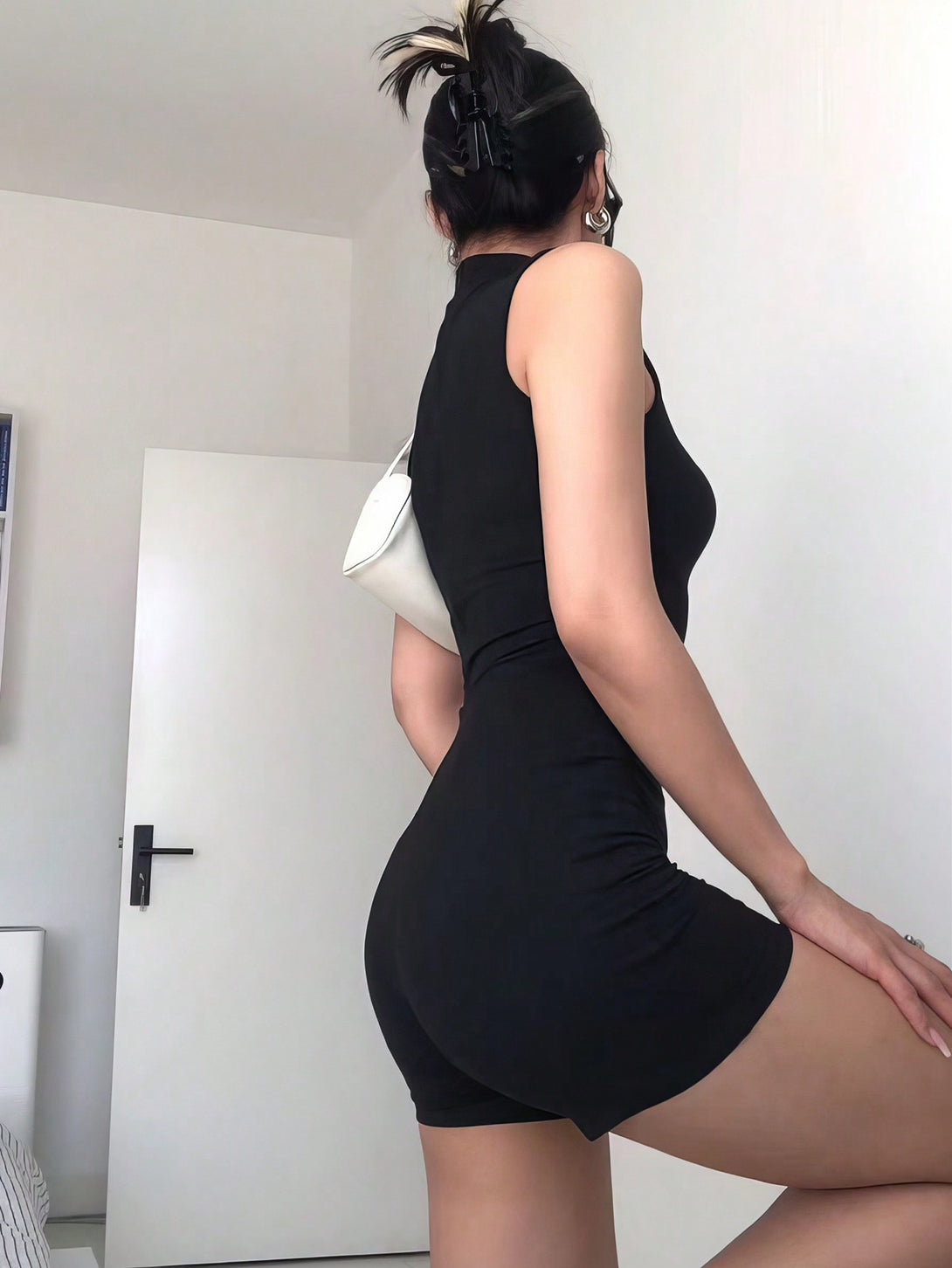 Ropa de Mujer, Monos y bodys para mujer, Unitards mujer, 26908198, Negro