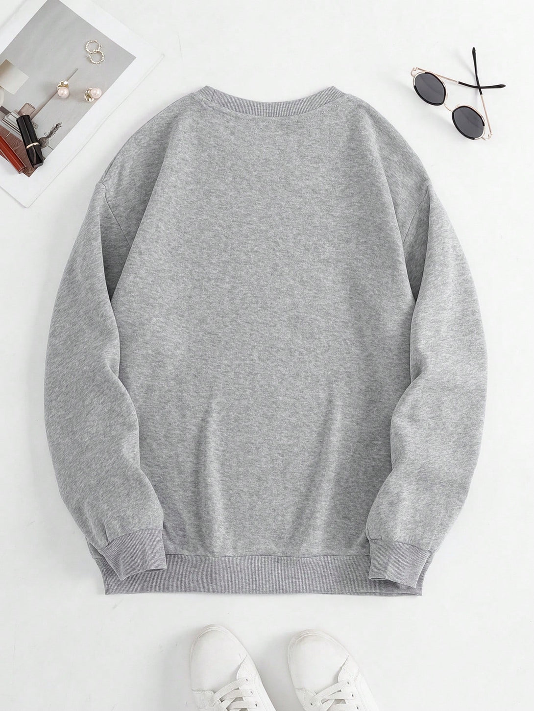 Ropa de Mujer, Ropa de Mujer, Sudaderas de Mujer, Colección de trajes de mujer, Gris