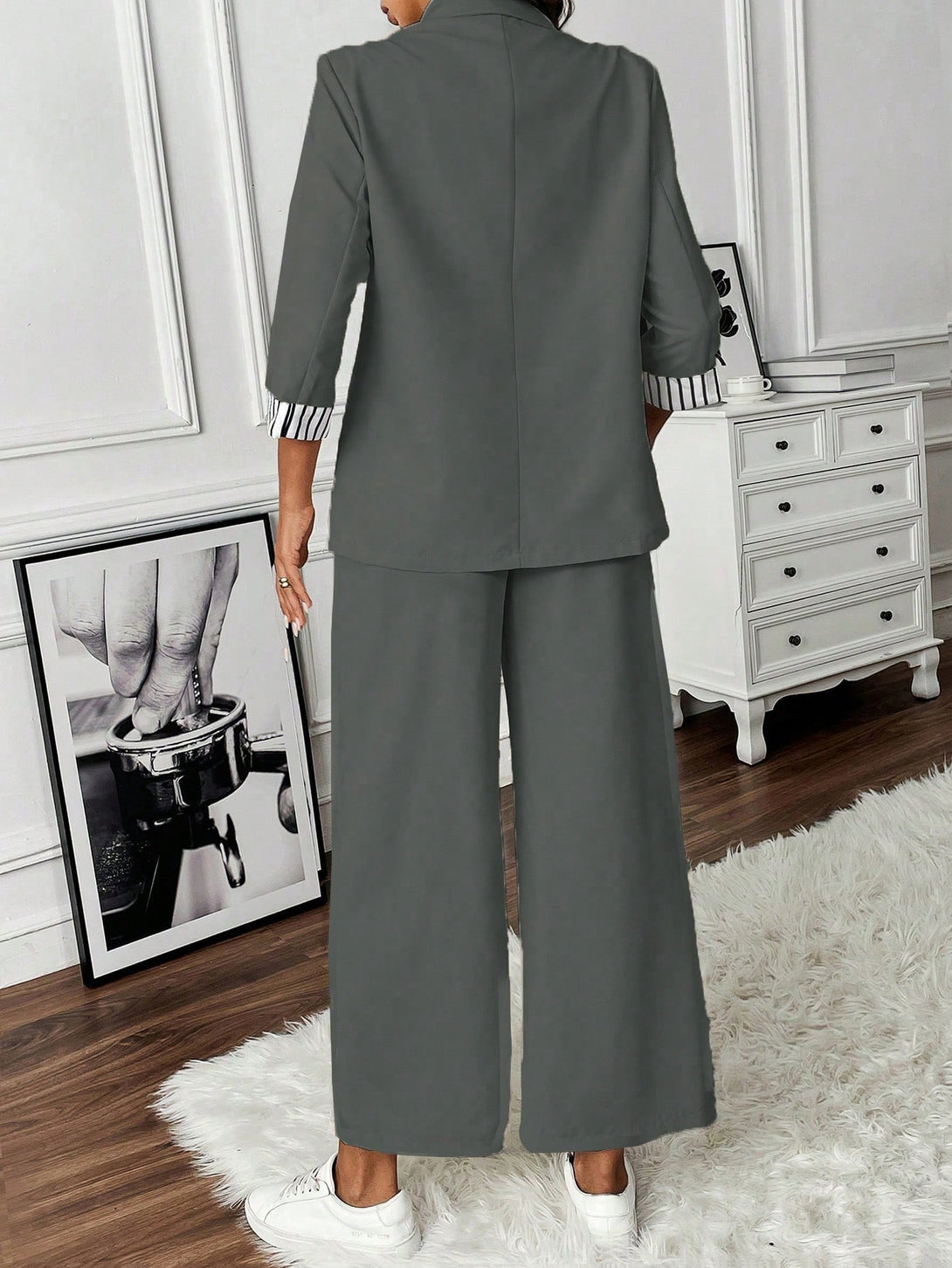 Ropa de Mujer, Trajes de Mujer, Sets de Traje de Mujer, 26867176, Gris