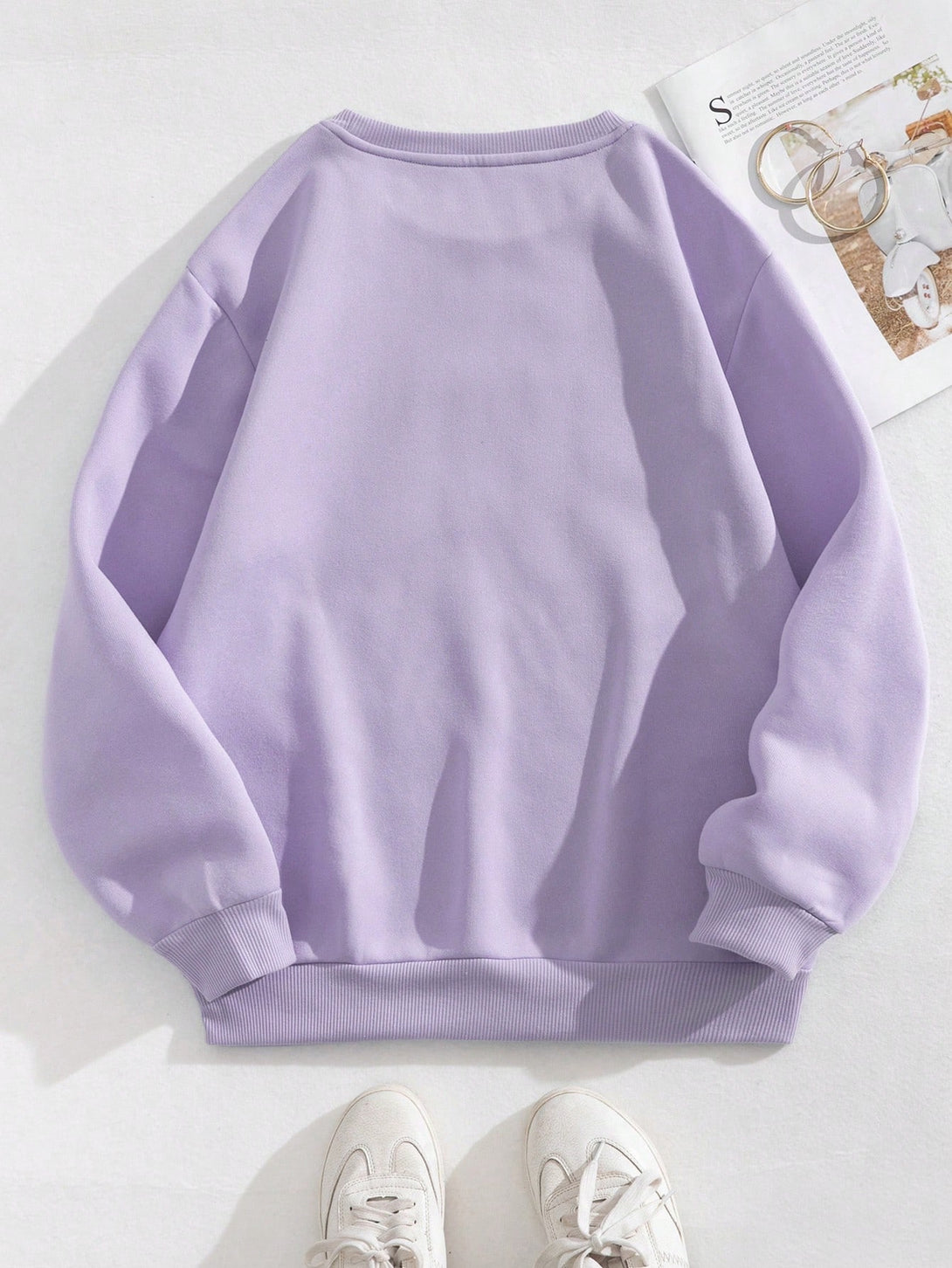 Ropa de Mujer, Ropa de Mujer, Sudaderas de Mujer, Lila Púrpura