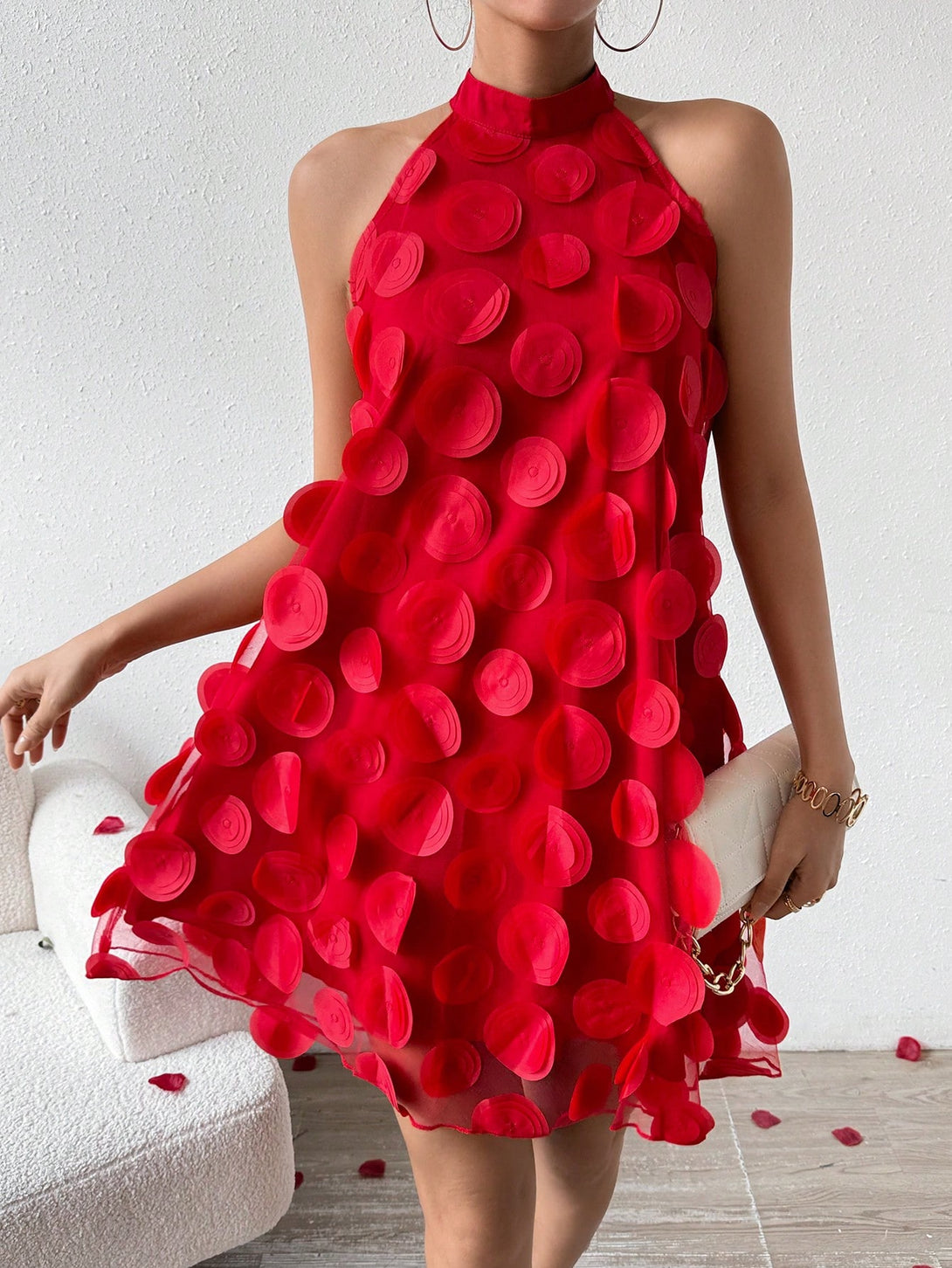 Ropa de Mujer, Ropa de Mujer, Vestidos de mujer, Vestidos cortos de mujer, Colección de trajes de mujer, Rojo