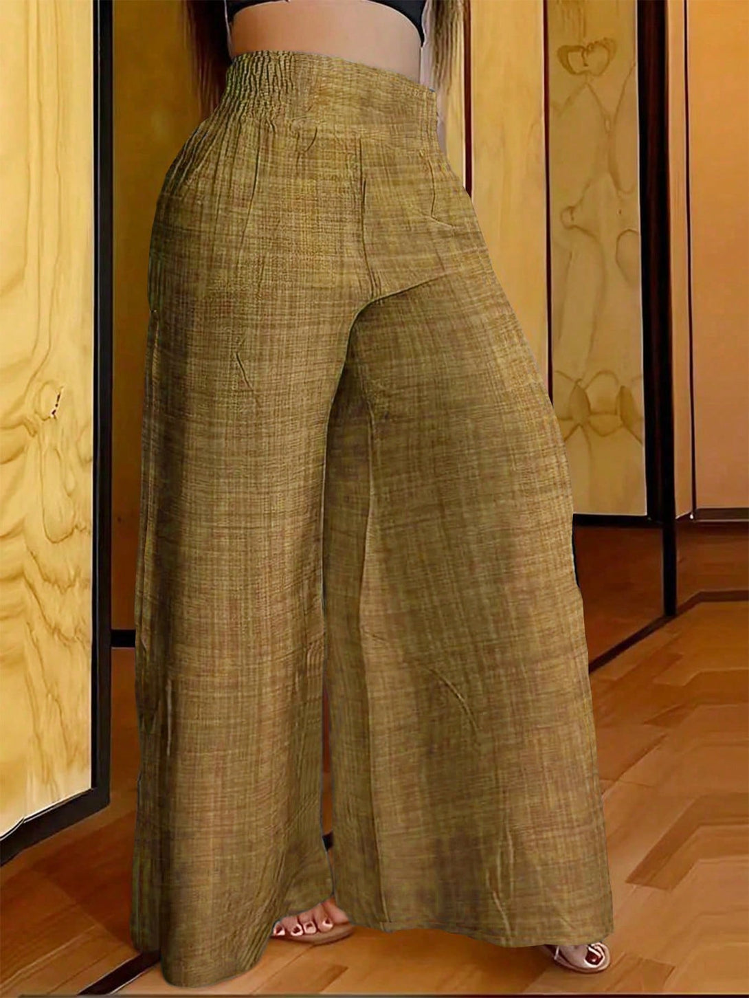 Ropa de Mujer, Ropa de Mujer, Bottoms de Mujer, Pantalones de Mujer, Colección de trajes de mujer, Caqui