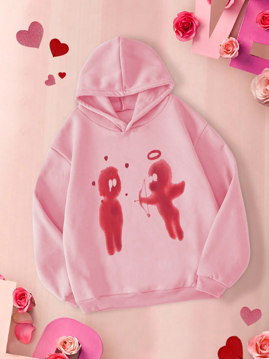 Ropa de Mujer, Ropa de Mujer, Sudaderas de Mujer, Colección de trajes de mujer, Rosa Pálido