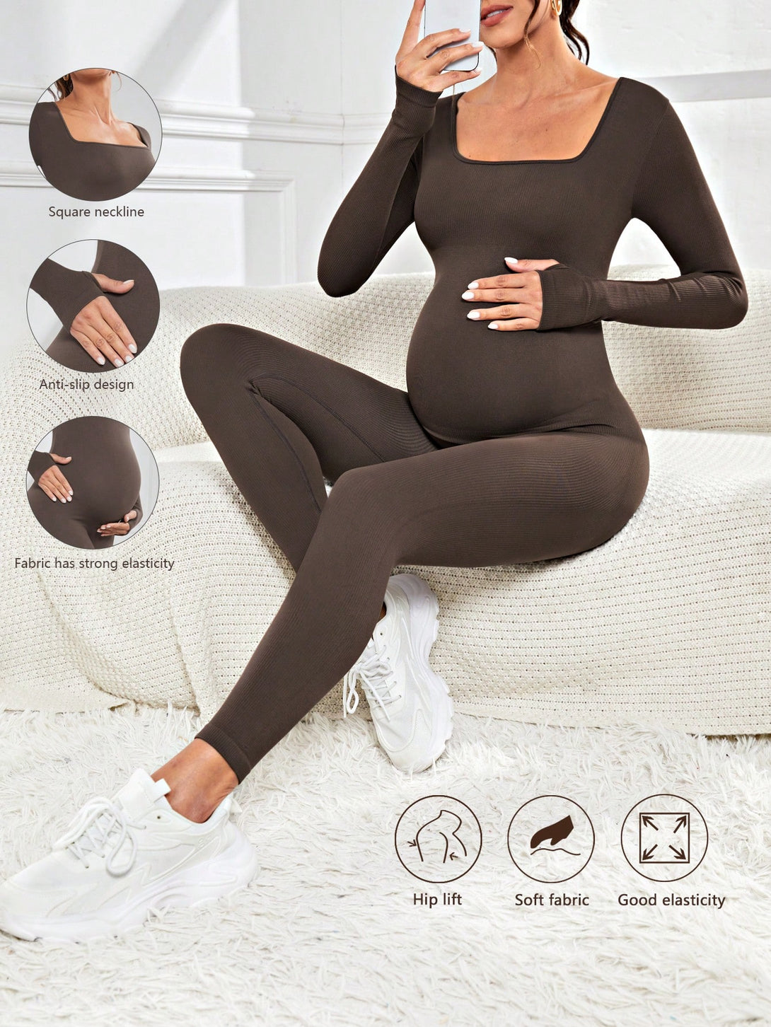 Ropa de Mujer, Ropa Premamá, Ropa de Deporte Premamá, Café integral