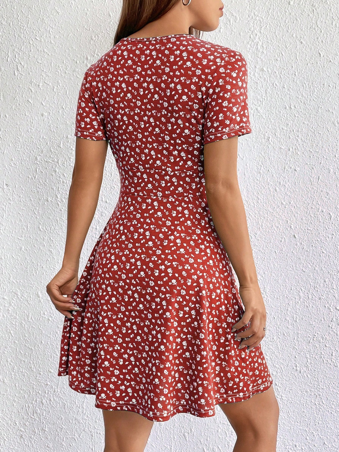 Ropa de Mujer, Ropa de Mujer, Vestidos de mujer, Vestidos cortos de mujer, Rojo