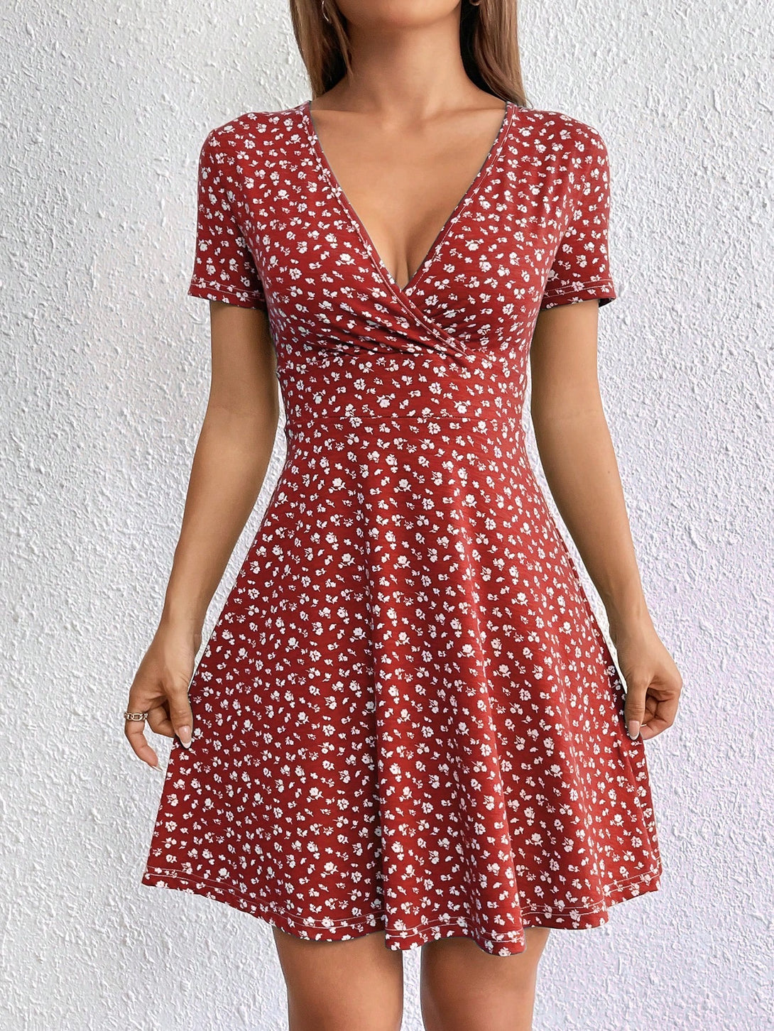 Ropa de Mujer, Ropa de Mujer, Vestidos de mujer, Vestidos cortos de mujer, Rojo