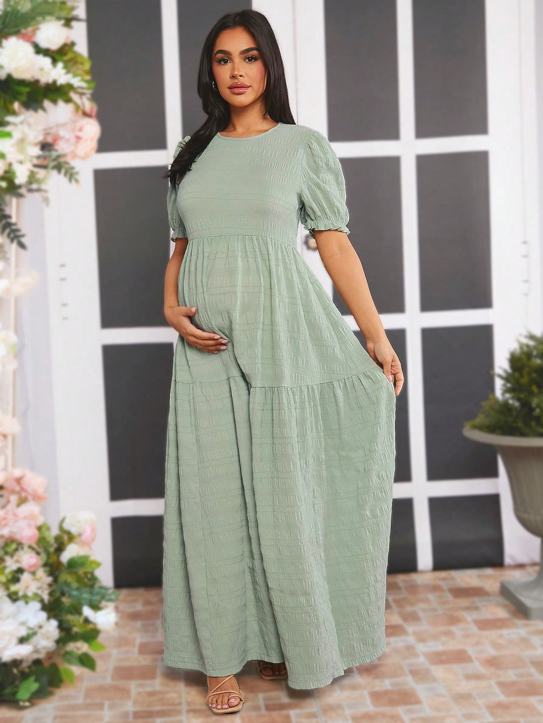 Ropa de Mujer, Ropa Premamá, Vestidos premamá, Colección de trajes de mujer, Verde