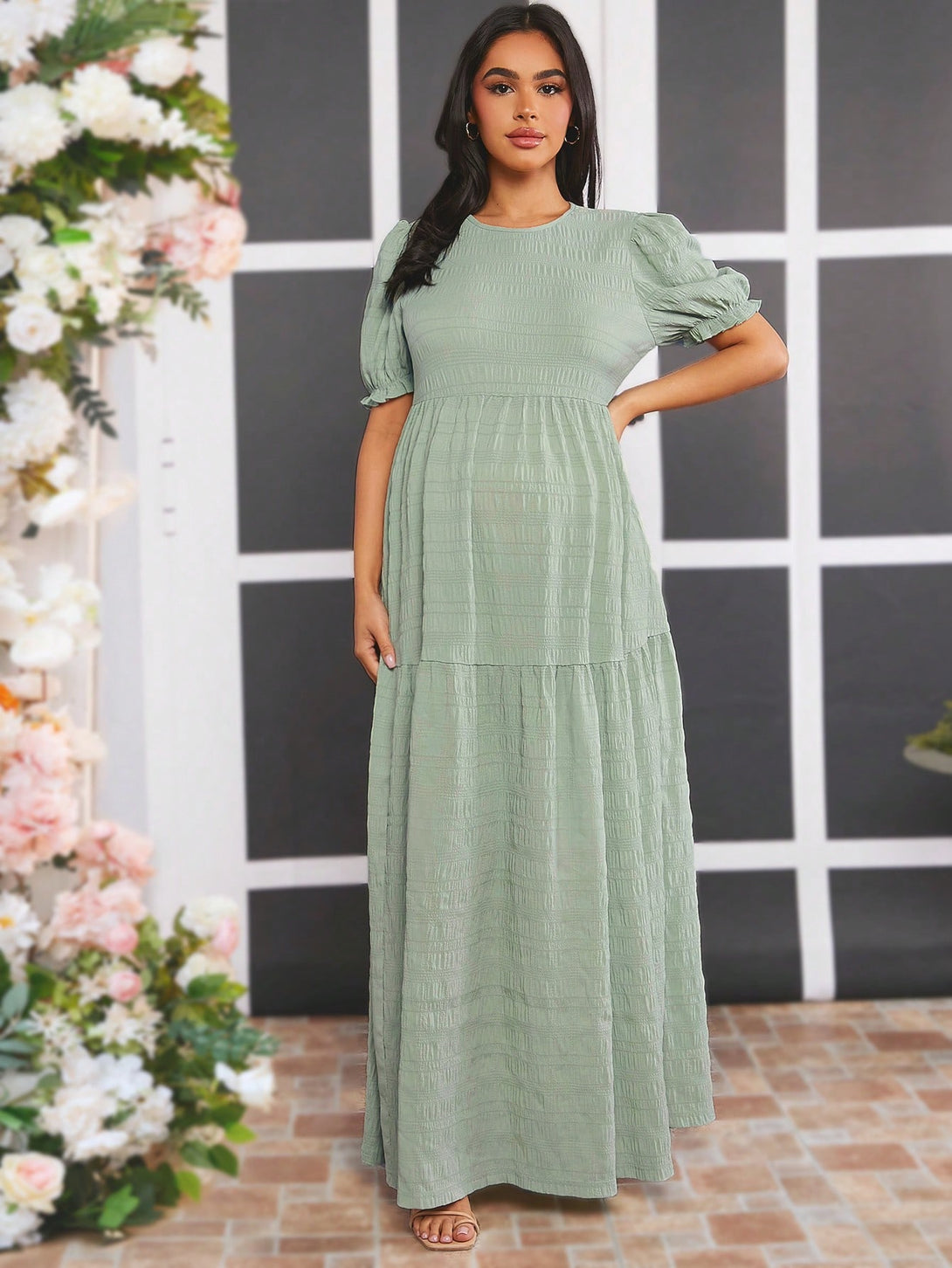 Ropa de Mujer, Ropa Premamá, Vestidos premamá, Colección de trajes de mujer, Verde