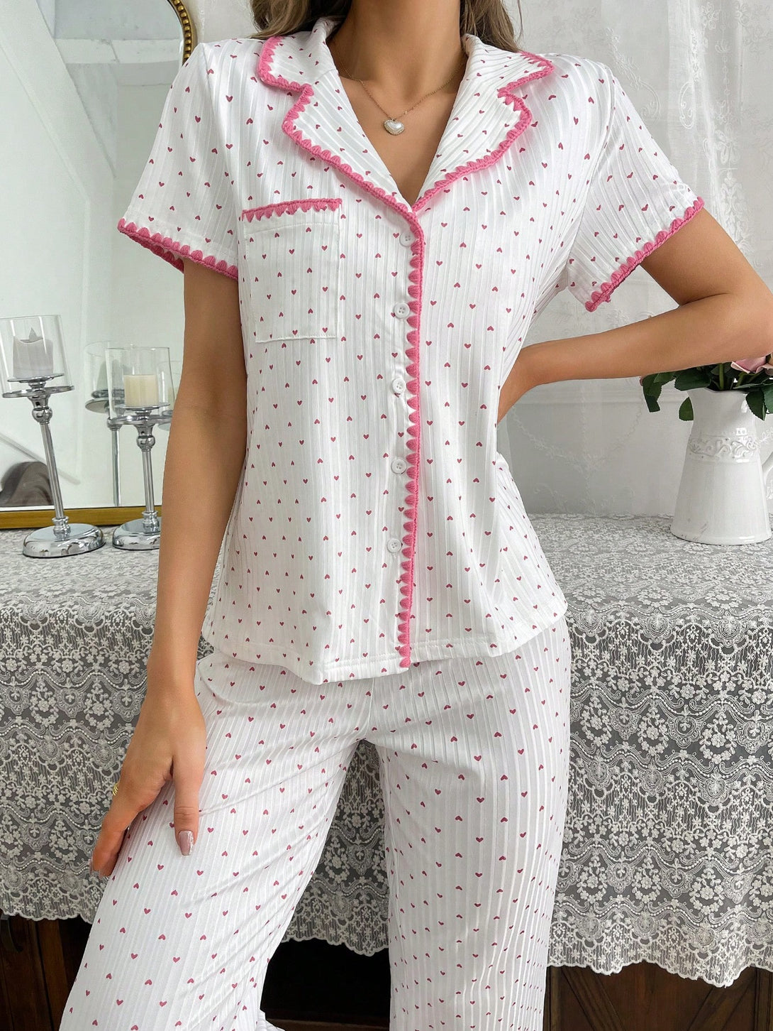 Ropa Interior y Ropa de Dormir, Pijama & Ropa de Descanso de Mujer, Ropa de Dormir para Mujeres, Sets de Pijamas de Mujer, Blanco