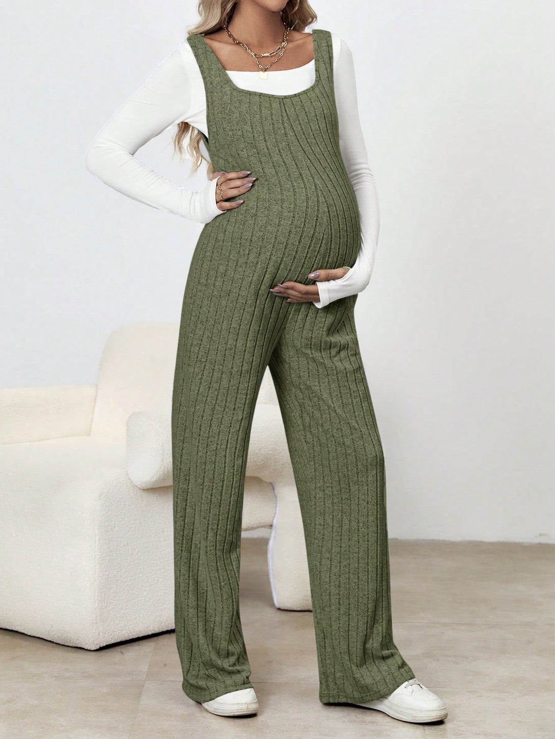 Ropa de Mujer, Ropa Premamá, Monos y Bodys de Premamá, Monos premamá, Verde militar