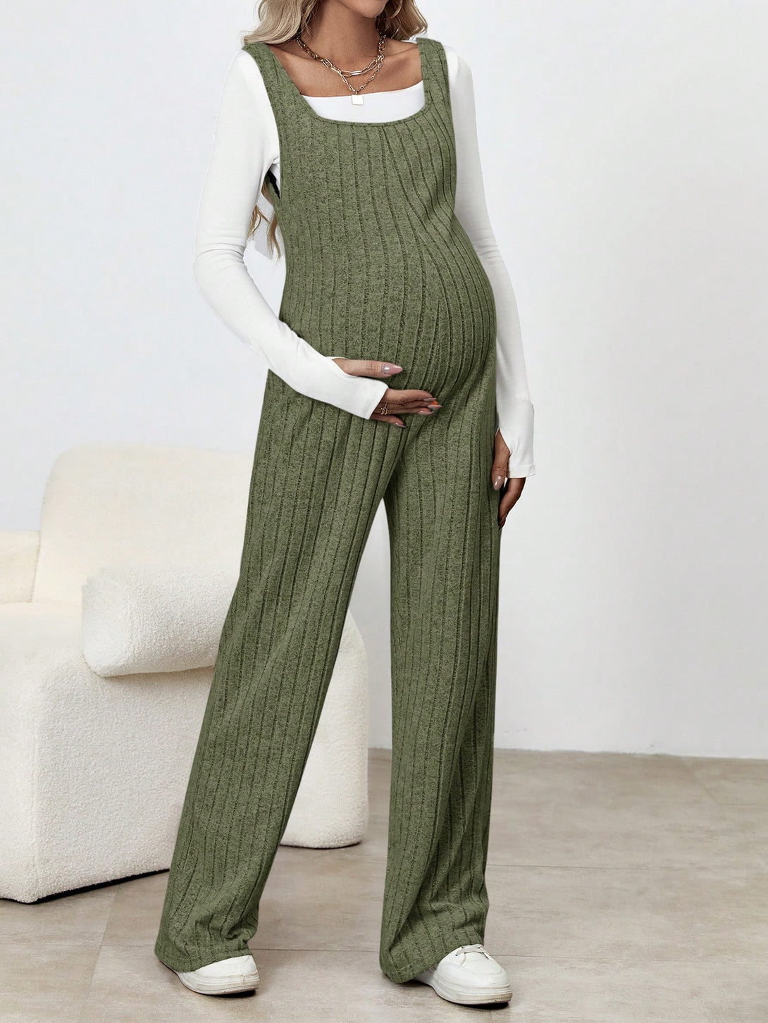 Ropa de Mujer, Ropa Premamá, Monos y Bodys de Premamá, Monos premamá, Verde militar