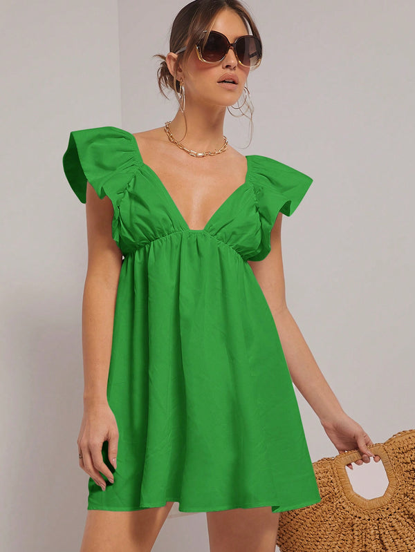 Ropa de Mujer, Ropa de Mujer, Vestidos de mujer, Vestidos cortos de mujer, Verde