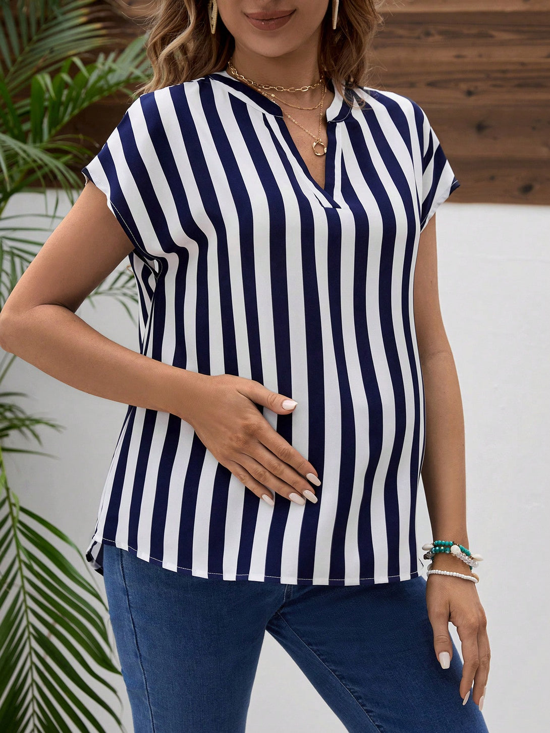 Ropa de Mujer, Ropa Premamá, Tops Premamá, Camisas premamá, 28365733, Azul