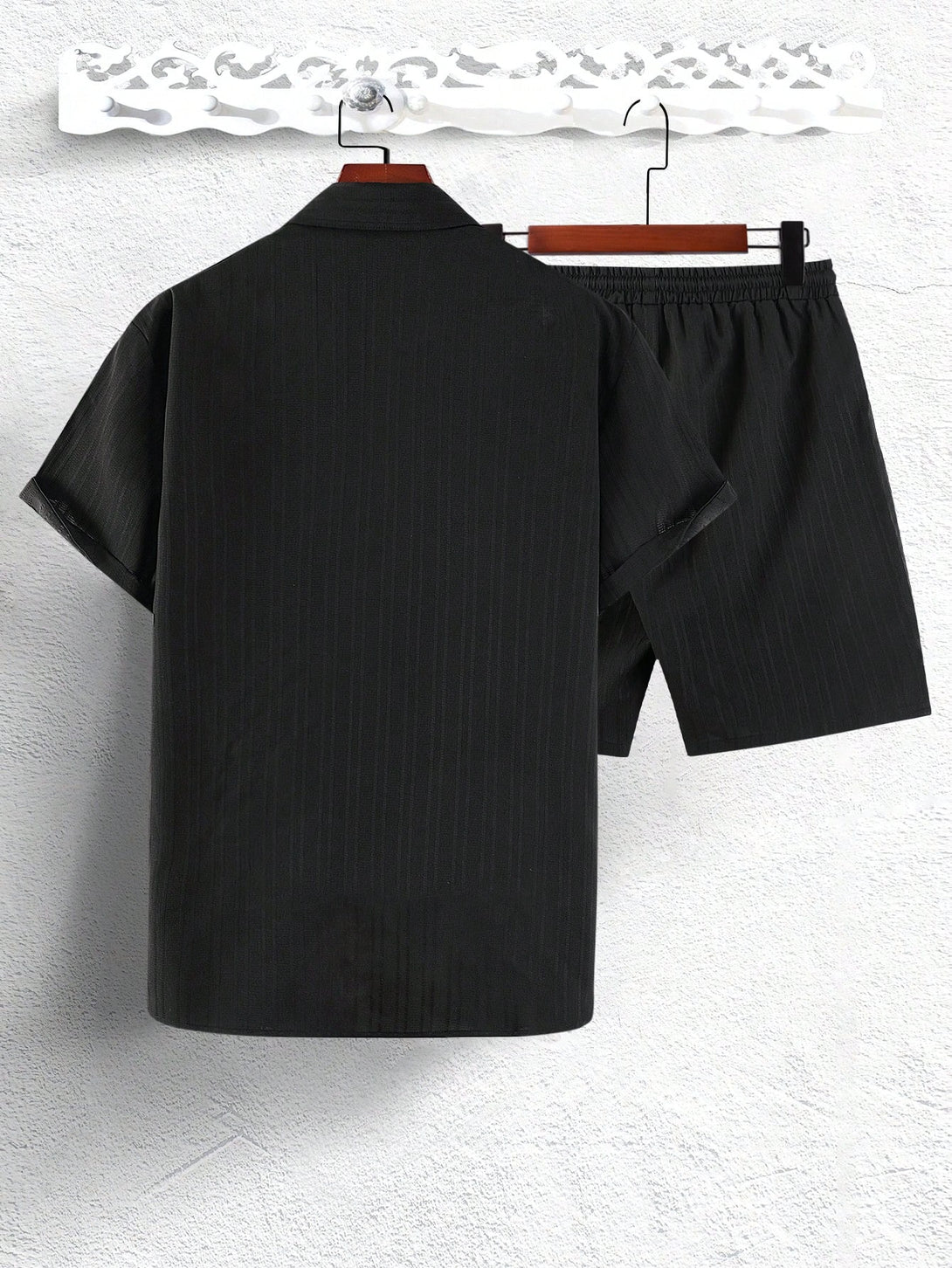 Hombres, Ropa de hombre, Conjuntos para Hombre, Conjuntos de Camisa para Hombre, 17078690, Negro