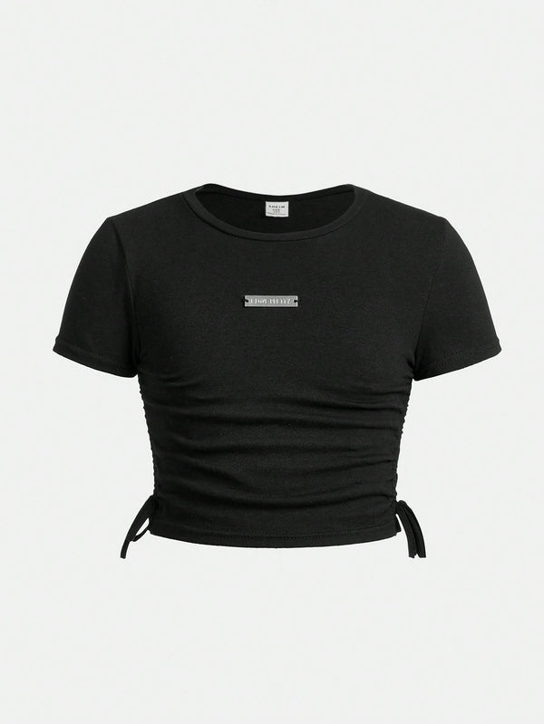 Niños, Ropa Niñas (8-12), Tops Niñas (8-12), Camisetas Niñas (8-12), 28508350, Negro