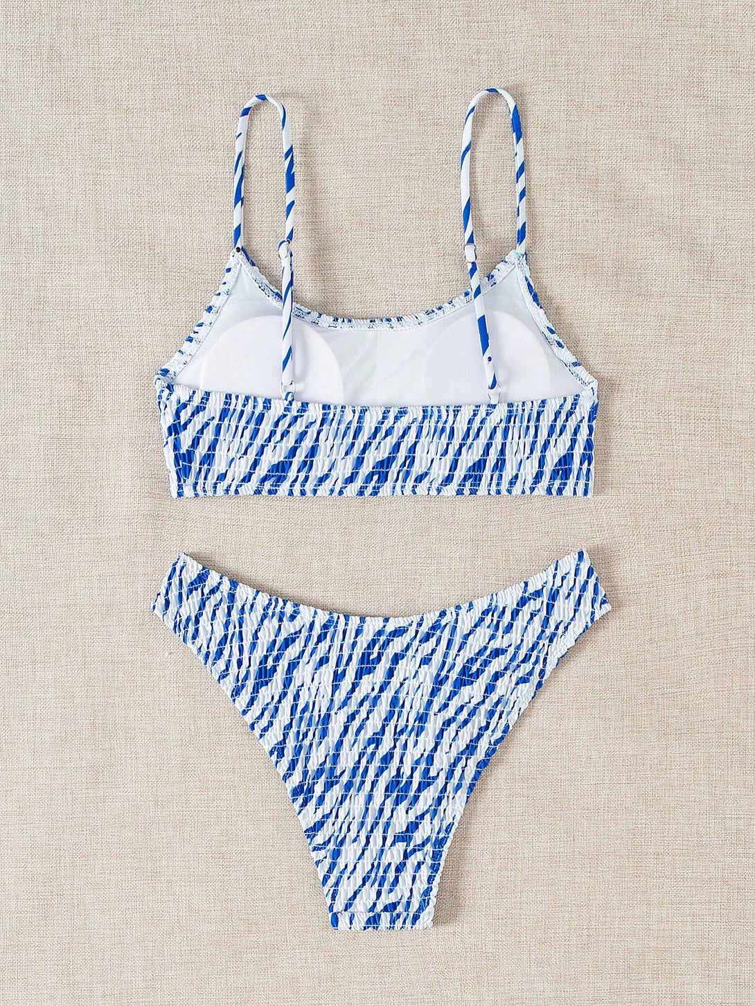 Ropa de Mujer, Ropa de Playa para Mujer, Sets de Bikini para Mujer, , 28826557, Azul y blanco