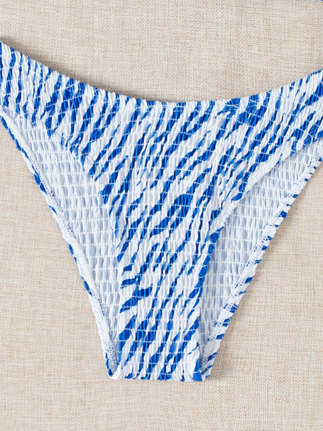 Ropa de Mujer, Ropa de Playa para Mujer, Sets de Bikini para Mujer, , 28826557, Azul y blanco