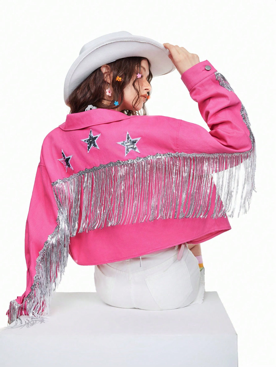 Ropa de Mujer, Mezclilla para mujer, Cazadoras & abrigos mezclilla para mujer, Colección de trajes de mujer, 28970372, Rosa