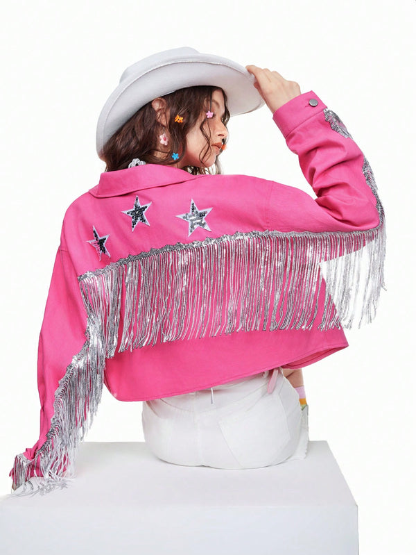 Ropa de Mujer, Mezclilla para mujer, Cazadoras & abrigos mezclilla para mujer, Colección de trajes de mujer, 28970372, Rosa