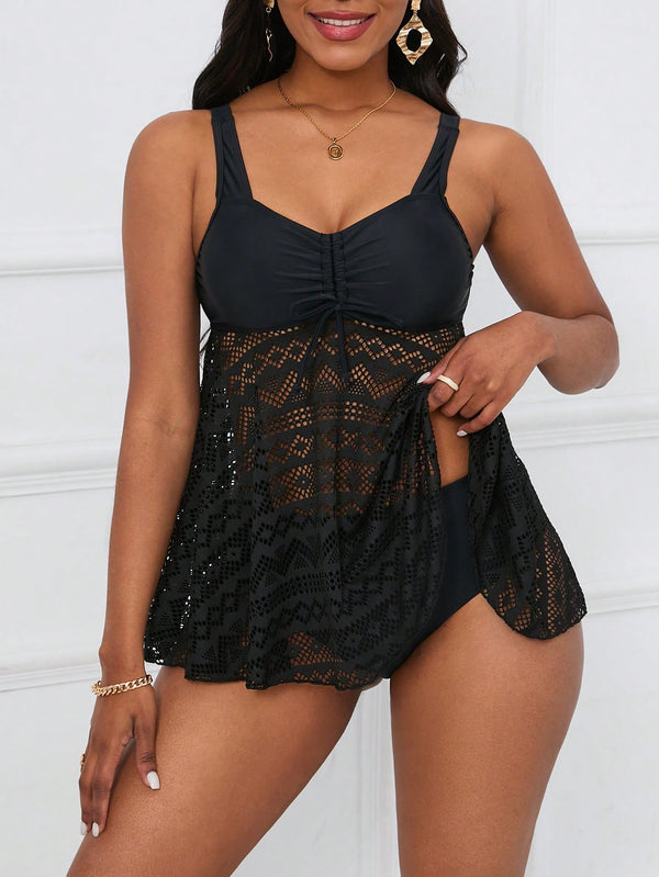 Ropa de Mujer, Ropa de Playa para Mujer, Vestidos de Baño de Mujer, 28513964, Negro