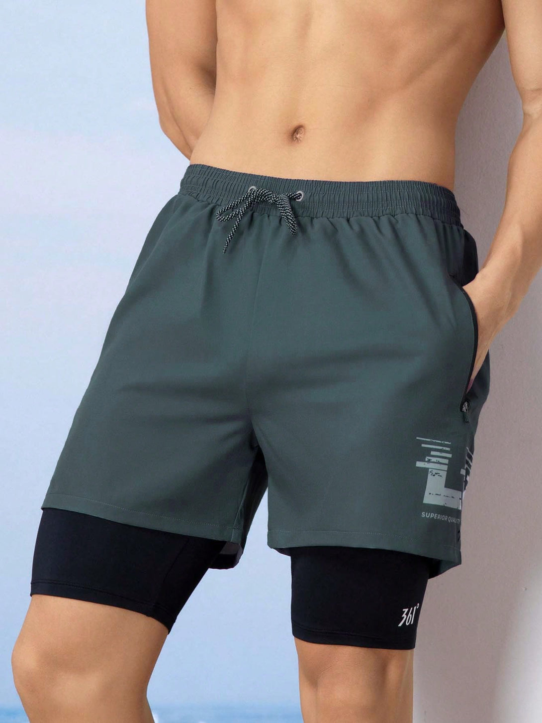 Hombres, Ropa de hombre, Bañador de hombres, Shorts de Playa para Hombre, 28109992, Gris