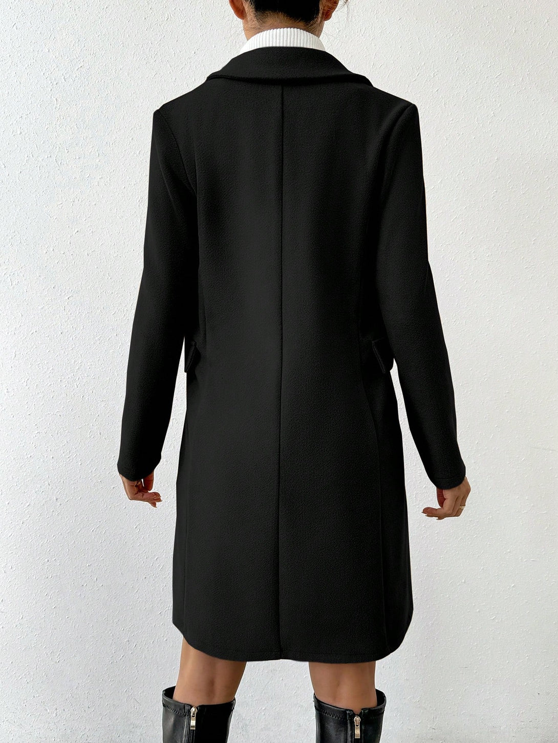 Ropa de Mujer, Ropa de Exterior para Mujer, Abrigos de Mujer, Colección de trajes de mujer, 29092121, Negro