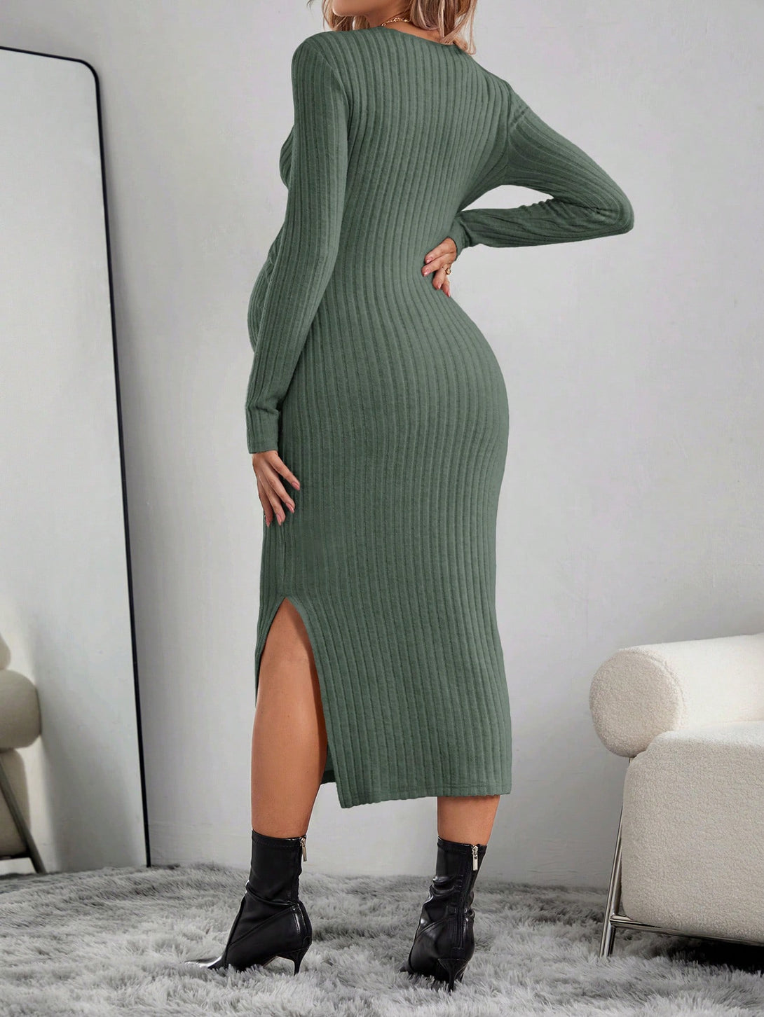 Ropa de Mujer, Ropa Premamá, Vestidos premamá, Verde Oscuro