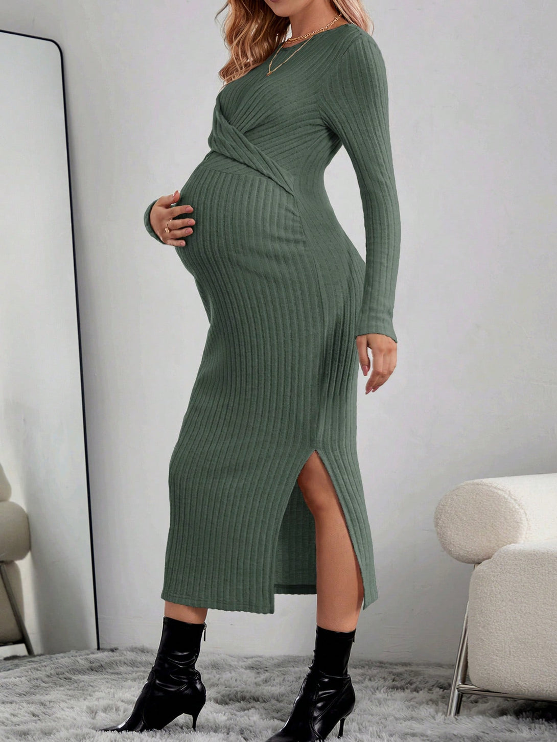 Ropa de Mujer, Ropa Premamá, Vestidos premamá, Verde Oscuro