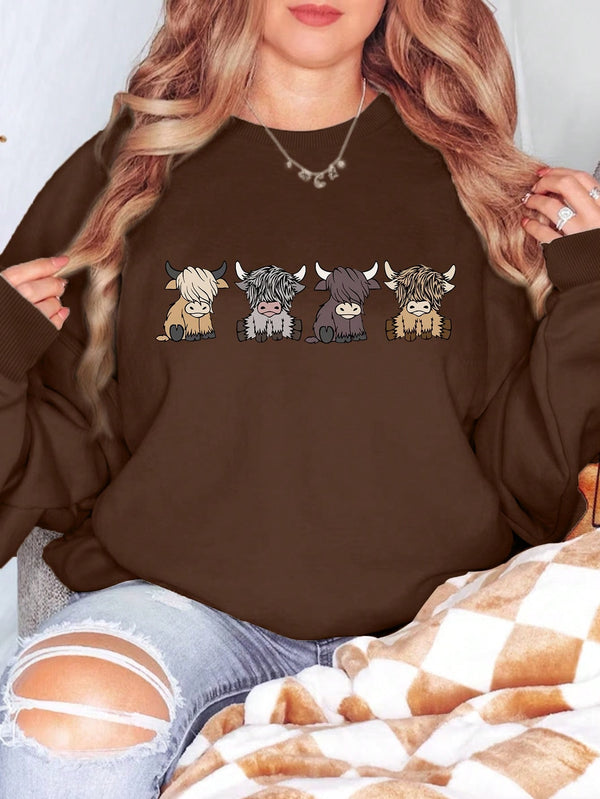 Ropa de Mujer, Sudaderas de Mujer, 29190568, Café integral